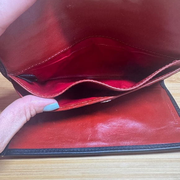 Dooney & Bourke Yellow Tartan Plaid Long Wallet, Vintage - Picture 6 of 13